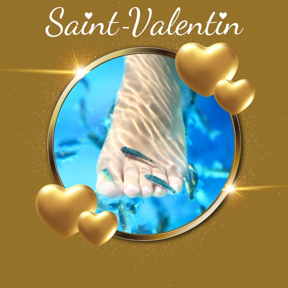 Fish pédicure saint valentin 2023
